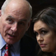 White House chief of staff John Kelly and White House press secretary Sarah Sanders listen during a Roosevelt Room event Oct. 31, 2017, at the White House in Washington, D.C.